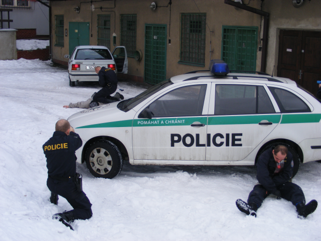 zraněný policista