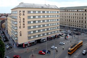 Budova městského ředitelství PČR Brno