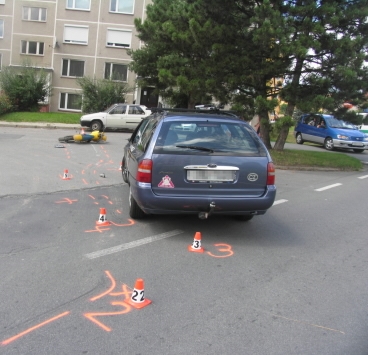 Dopravní nehoda motocyklisty 