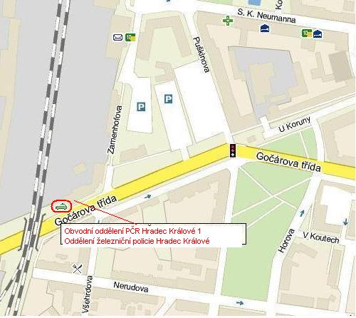 Obvodní oddělení PČR Hradec Králové 1 