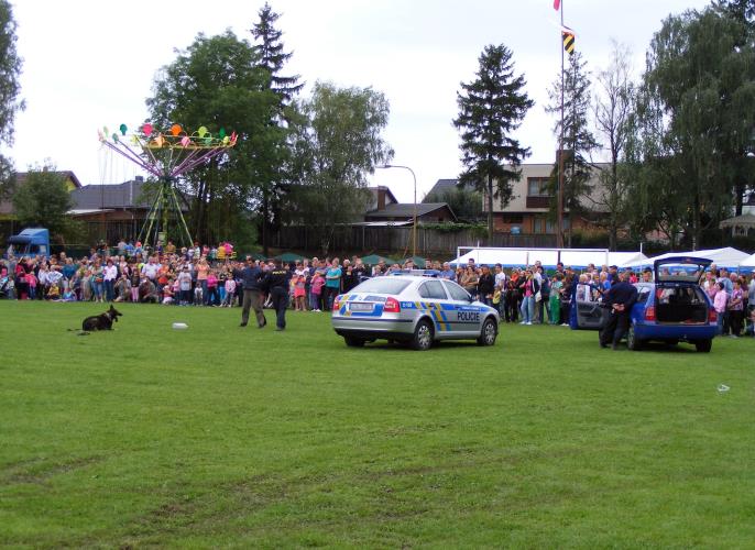 23.8.2014 Brumovice - ukázka zadržení pachatelů