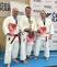 6 Mistři České republiky v karate kata tým Master 2025 zleva D.Šenkýř, M.Hermann, M. Sláma