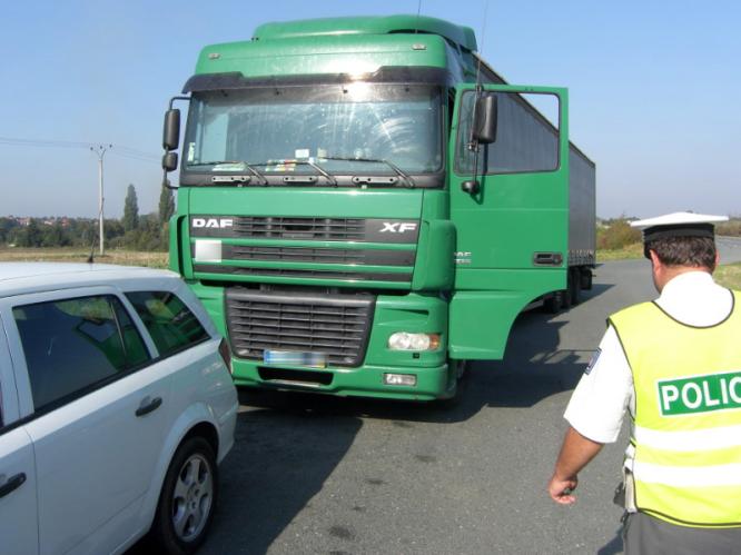 kontrolovaný kamion