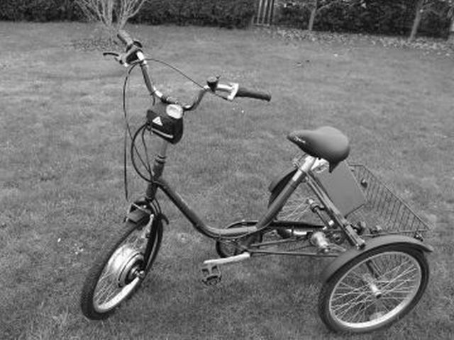 přibližně takto tříkolka vypadala