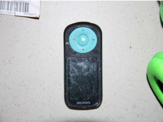 detail MP3 přehrávače