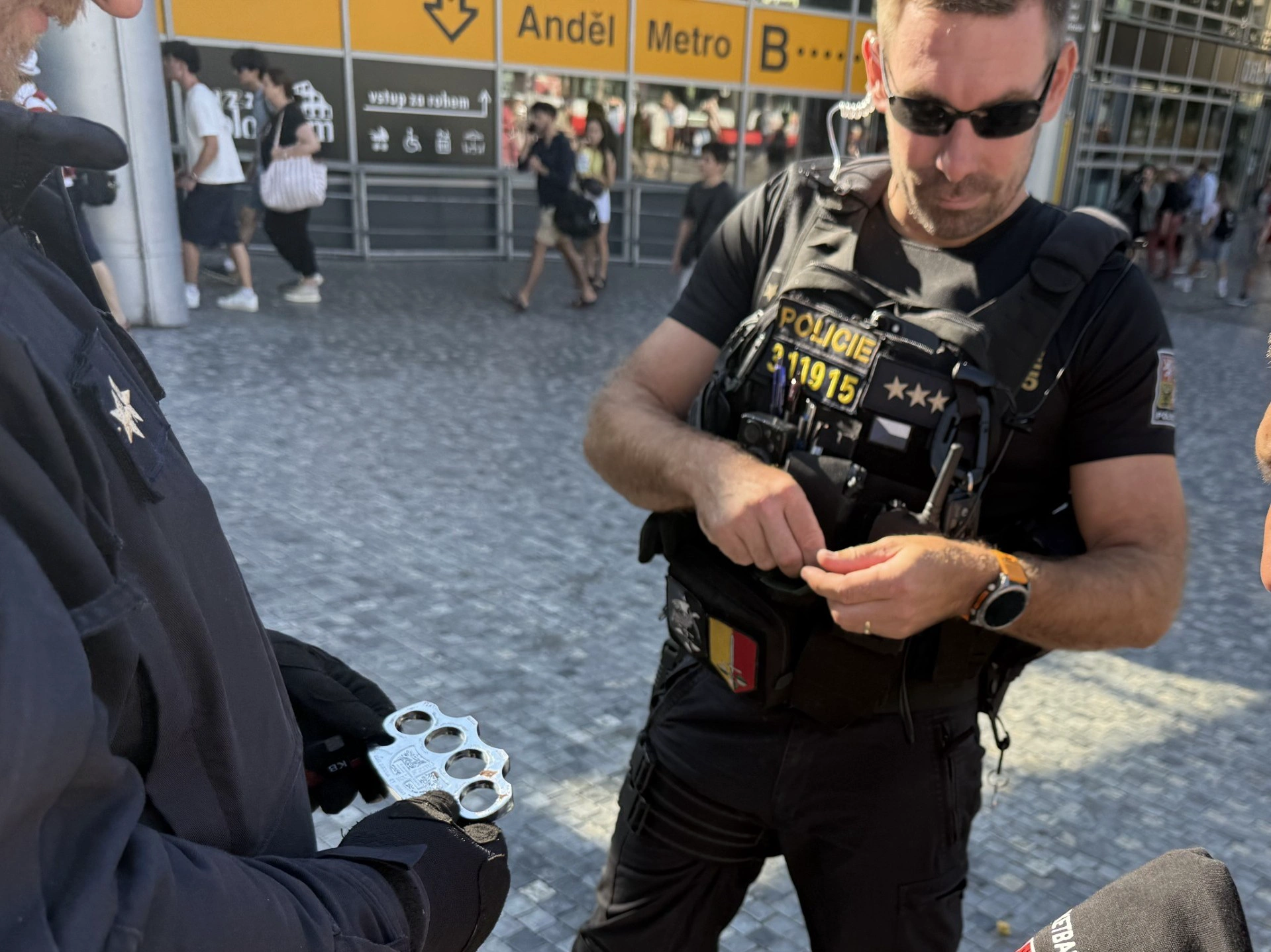 Policejní akce v Praze