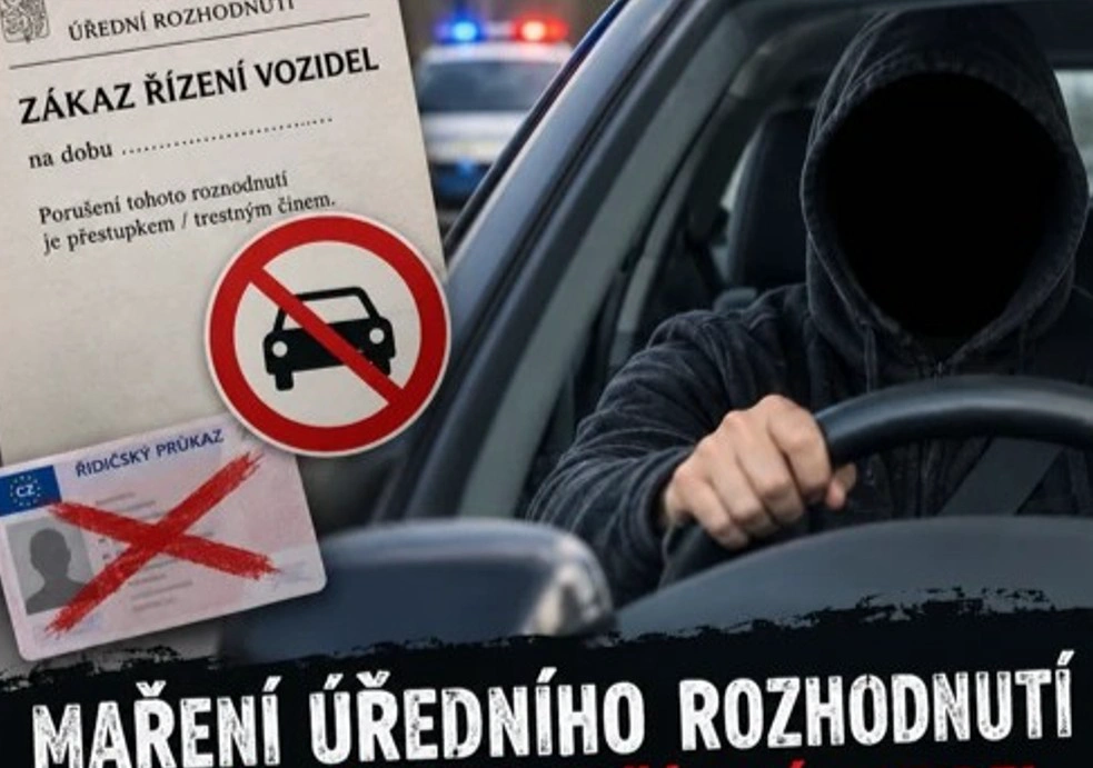 Porušil zákaz řízení vozidel