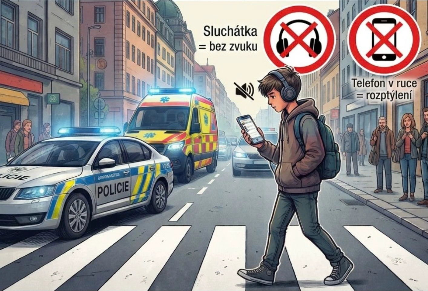I chodci mají na silnicích povinnosti