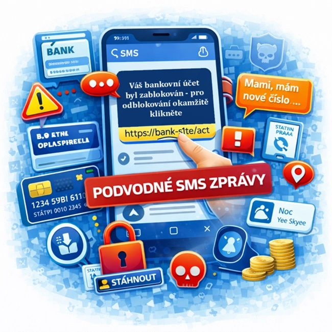 Podvodné SMS zprávy