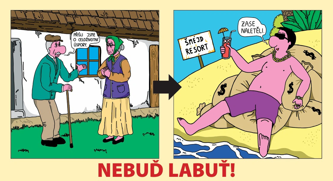 Nebuď labuť!