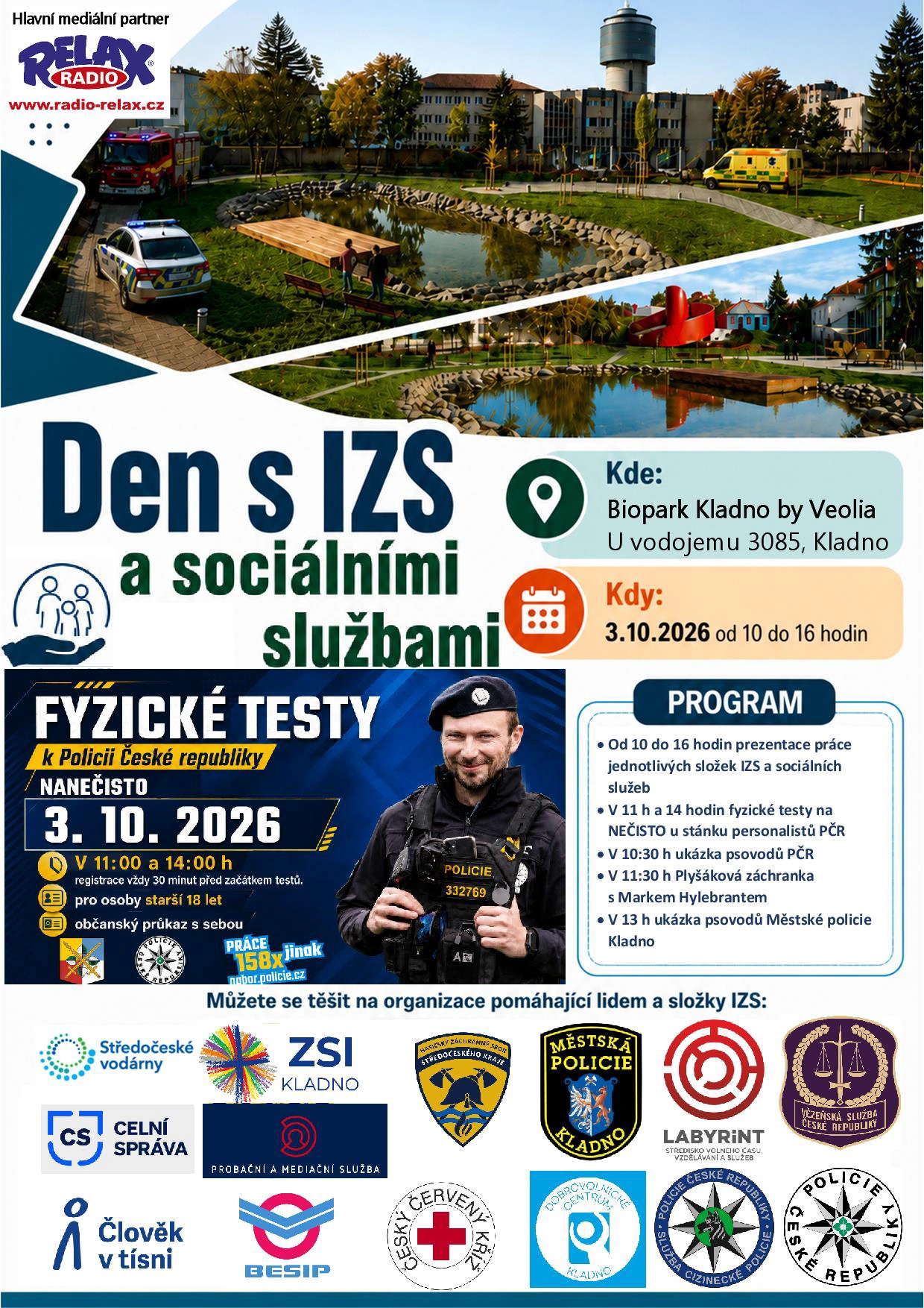Den s IZS a sociálními službami v Kladně