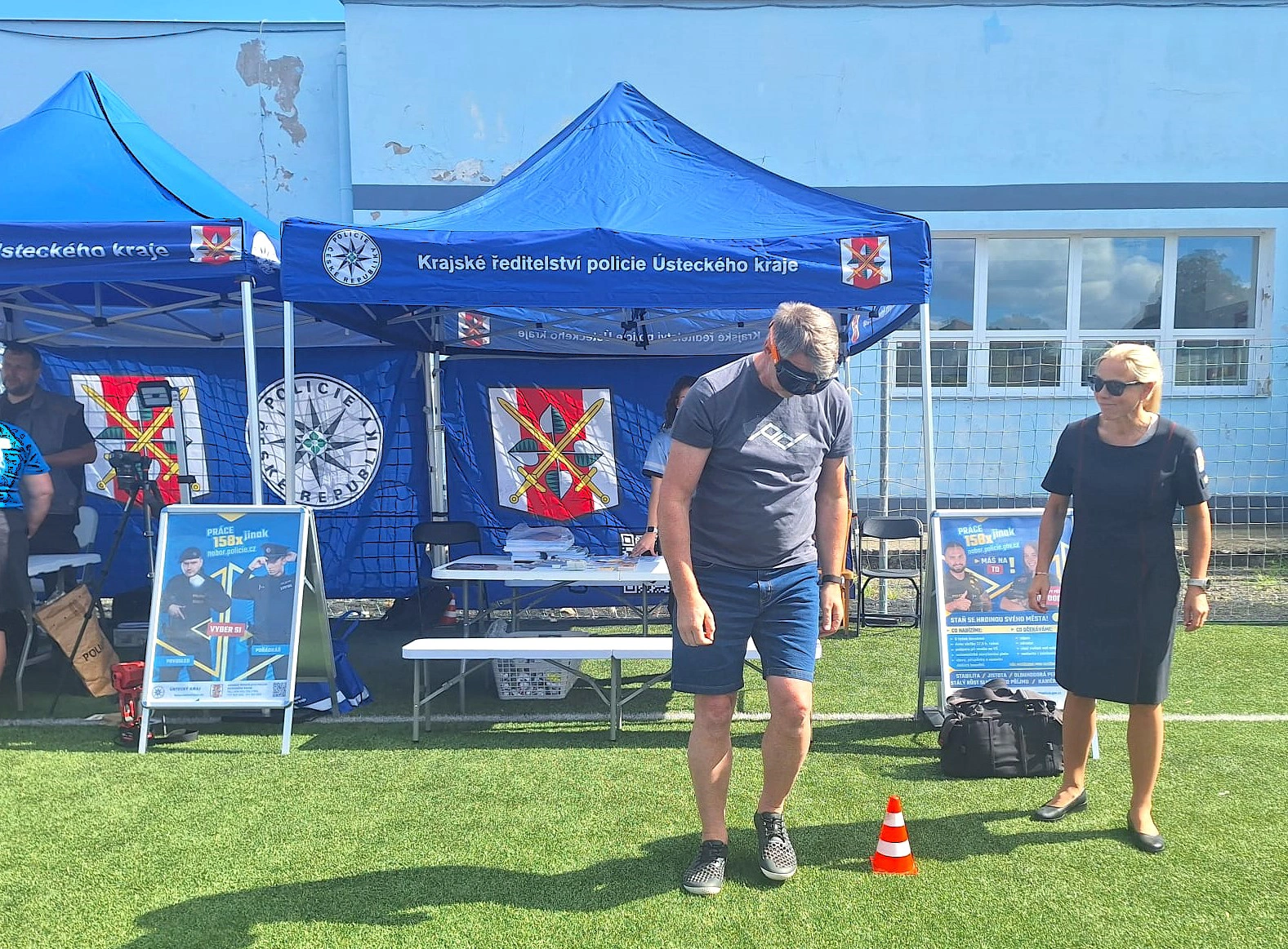 Policisté na Házenkářském festivalu