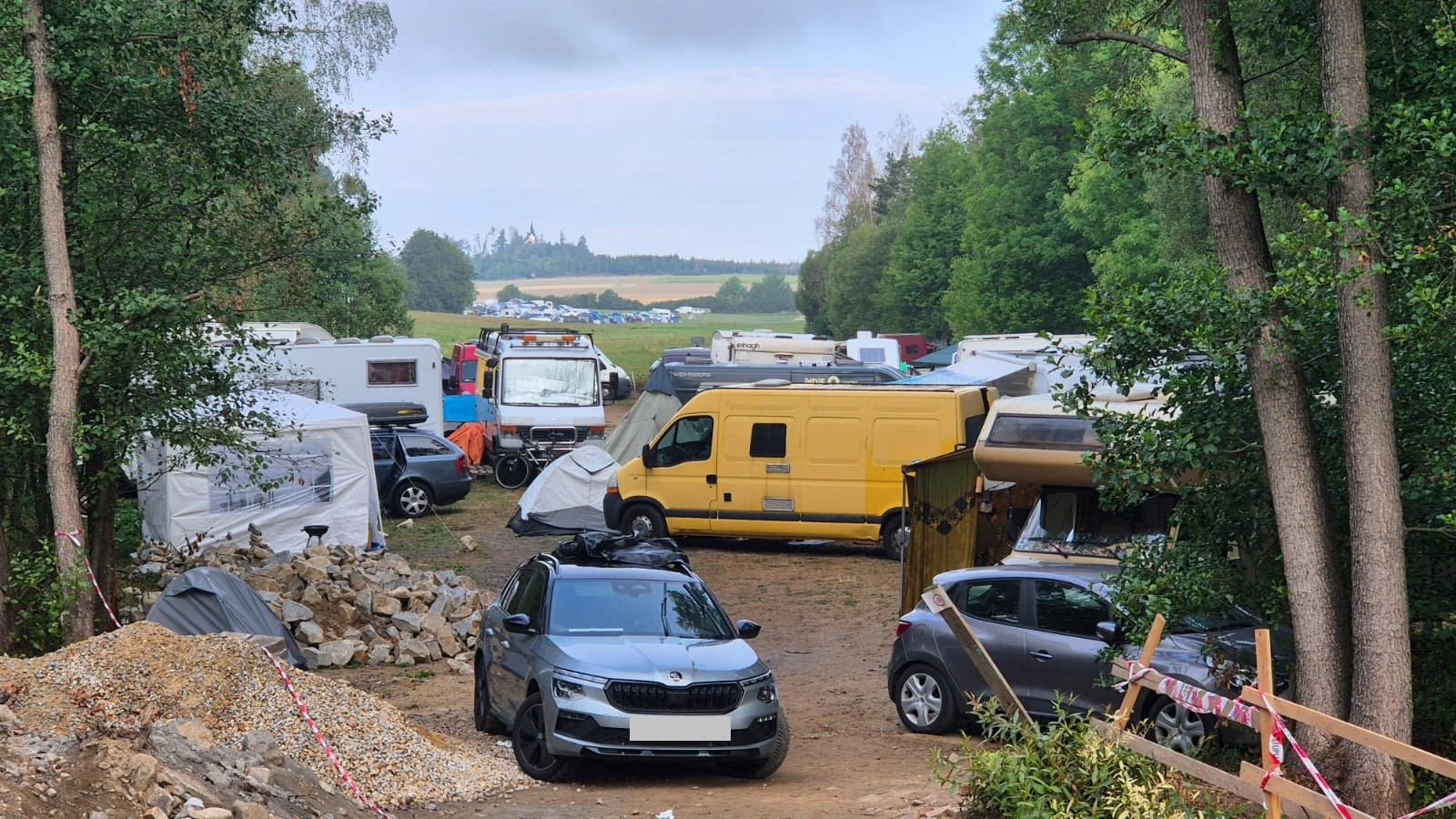 Policisté dohlíželi na bezpečnost a veřejný pořádek