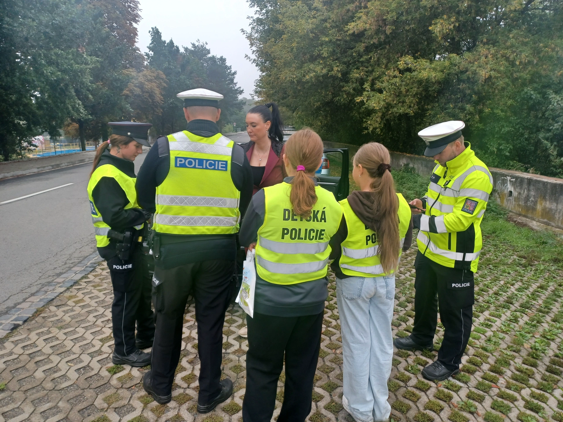 Děti se na jedno dopoledne proměnily v policisty
